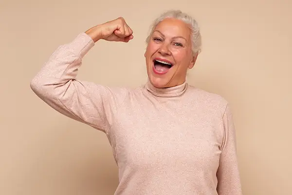 Frau in den Wechseljahren